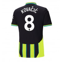 Maglia Calcio Manchester City Mateo Kovacic #8 Seconda Divisa 2024-25 Manica Corta